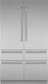 Thermador - Freedom Collection 20.1 Cu. Ft. French Door Built-in Smart Refrigerator with Professional Series Handles - Stainless steel