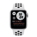 Apple Watch Nike Series 6 (GPS) 40mm Silver Aluminum Case with Pure Platinum/Black Nike Sport Band - Silver