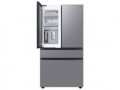 Samsung - Bespoke 23 cu. ft. Counter Depth 4-Door French Door Refrigerator with Inner Beverage Center™ & FlexZone™ Drawer - Stainless Steel
