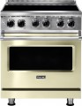 Viking - 5 Series 4.7 Cu. Ft. Freestanding Electric Induction Range - Vanilla Cream