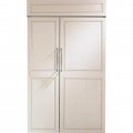 Monogram - 29.9 Cu. Ft. Side-by-Side Built-In Refrigerator - White