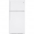 GE - 18.2 Cu. Ft. Top-Freezer Refrigerator - White