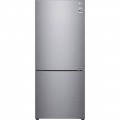 LG 14.7 Cu. Ft. Bottom-Freezer Counter-Depth Refrigerator Platinum Silver