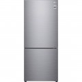 LG 14.7 Cu. Ft. Bottom-Freezer Counter-Depth Refrigerator Platinum Silver
