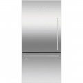 Fisher & Paykel ActiveSmart 17.1 Cu Ft Bottom Freezer Counter Depth Refrigerator - Ezkleen Stainless Steel