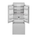 Bertazzoni - 19.6 Cu Ft. French Door Bottom-Freezer Refrigerator with Ice Maker and Internal Water Dispenser - Stainless Steel