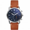 Fossil - Q Commuter Hybrid Smartwatch 42mm Stainless Steel - Silver
