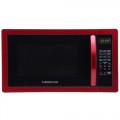 Farberware - Classic 1.1 Cu. Ft. Mid-Size Microwave - Metallic red