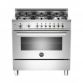 Bertazzoni - 4.4 Cu. Ft. Freestanding Gas Convection Range - Stainless Steel