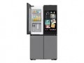Samsung - Bespoke 29 cu. ft. 4-Door French Door Refrigerator with AI Family Hub™+ & AI Vision Inside™ - Charcoal Glass & Stainless Steel
