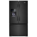 Whirlpool - 25 cu. ft. French Door Refrigerator with External Ice and Water Dispenser - Black