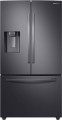 Samsung 22.6 Cu. Ft. French Door Counter-Depth Refrigerator with Apps - Black stainless steel