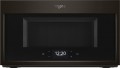 Whirlpool - 1.9 Cu. Ft. Convection Over-the-Range Microwave - Black stainless steel