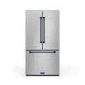 Gordon Ramsay Series by Thor Kitchen 20.3 Cu. Ft. Counter Depth Refrigerator with Navy Blue Hardware - Stainless steel