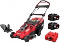 Skil - 20-Volt PWR CORE 20 18-Inch Push Lawn Mower (2 x 4.0Ah Batteries and 1 x Dual Port Charger) - Red/Black