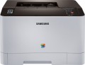 Samsung - Xpress C1810W Wireless Color Laser Printer - White/Black