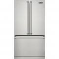 Viking - 3 Series 22.1 Cu. Ft. French Door Counter-Depth Refrigerator - Stainless steel
