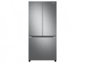 Samsung - 19.5 cu. ft. 3-Door French Door Counter Depth Refrigerator with Wi-Fi - Fingerprint Resistant Stainless Steel