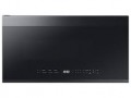 Samsung - Bespoke 2.1 Cu. Ft. Over-the-Range Microwave with Sensor Cooking and Edge to Edge Glass Display - Matte Black Steel