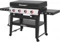 Nexgrill - Daytona 4 Burner Stainless Steel Gas Griddle - Black