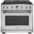 Maytag - 5.8 Cu. Ft. Self-Cleaning Freestanding Fingerprint Resistant Gas Convection Range - Stainless Steel
