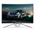 AOC - Porsche Design AGON 27” LED Curved QHD FreeSync Premium Pro Monitor - Black