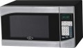 Oster - 0.9 Cu. Ft. Compact Microwave - Stainless steel