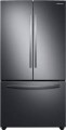 Samsung - 28 cu. ft. Large Capacity 3-Door French Door Refrigerator with Internal Water Dispenser - Black stainless steel