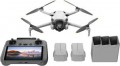 DJI - Mini 4 Pro Fly More Combo Plus Drone and RC 2 Remote Control with Built-in Screen - Gray-- 6558804