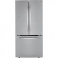 LG - 25.1 Cu. Ft. French Door Refrigerator with Ice Maker - PrintProof Stainless Steel