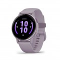 Garmin - vívoactive 5 GPS Smartwatch 42 mm Fiber-reinforced polymer - Metallic Orchid Aluminum and Orchid