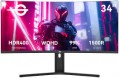 Titan-army - C34A1R 34” Ultrawide Curved Gaming Monitor, WQHD 3440x1440, 165Hz Curved 1500R PIP/PBP, 1ms MPRT 99% sRGB Adaptive-sync - Black