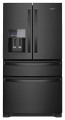 Whirlpool - 24.5 Cu. Ft. 4-Door French Door Refrigerator - Black