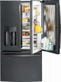 GE - 27.8 Cu. Ft. French Door in Door Refrigerator - Black Slate