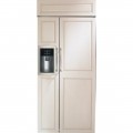 Monogram - 21.2 Cu. Ft. Side-by-Side Built-In Refrigerator - Custom Panel Ready