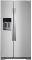 Whirlpool - 36 Cu. Ft. Side-by-Side Refrigerator with In-Door Ice & Water - Fingerprint Resistant Stainless Finish