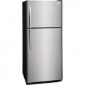 Frigidaire - 20.5 Cu. Ft. Top-Freezer Refrigerator - Stainless steel