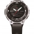 Casio - PRO TREK Smartwatch 62mm Stainless Steel - Fluorite White