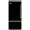 Viking - Professional 5 Series Quiet Cool 20.4 Cu. Ft. Bottom-Freezer Built-In Refrigerator - Black