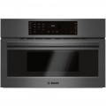 Bosch - 800 Series 1.6 Cu. Ft. Built-In Microwave - Black stainless steel