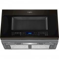 Whirlpool - 2.1 Cu. Ft. Over-the-Range Microwave with Sensor Cooking - Black