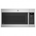 GE Profile - 2.1 Cu. Ft. Over-the-Range Microwave with Sensor Cooking and Easy Clean Interior with Steam Clean - Stainless Steel