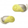 Sony - WF-SP700N Sport True Wireless Noise Canceling Earbud Headphones - Yellow