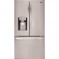 LG - 26 Cu. Ft. French Door-in-Door Smart Wi-Fi Enabled Refrigerator - Stainless steel