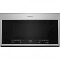 Whirlpool - 2.1 Cu. Ft. Over-the-Range Microwave with Steam Cooking - Stainless steel