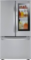 LG - 27 Cu. Ft. InstaView French Door-in-Door Refrigerator PrintProof Stainless Steel