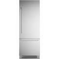 Bertazzoni Professional Series 13.9 Cu. Ft. Bottom-Freezer Built-In Refrigerator - Stainless steel