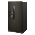 Whirlpool - 24.5 Cu. Ft. Side-by-Side Refrigerator - Black Stainless Steel-6581001