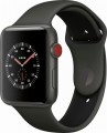 Apple Watch Edition (GPS + Cellular), 42mm Gray Ceramic Case with Gray/Black Sport Band - Gray Ceramic