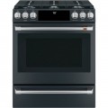 Café - 6.7 Cu. Ft. Slide-In Double Oven Gas True Convection Range with Built-In WiFi, Customizable - Stainless Steel